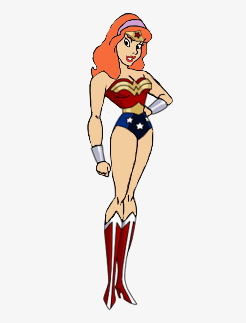 Daphne Blake As Wonder Woman By Darthraner83-d7jkzjz - Wonder Woman Justice League, transparent png