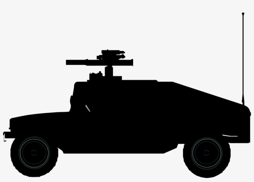 Vehicle, Hummer, Usa, Us, America, Military - Military Hummer Black And White Clipart, transparent png