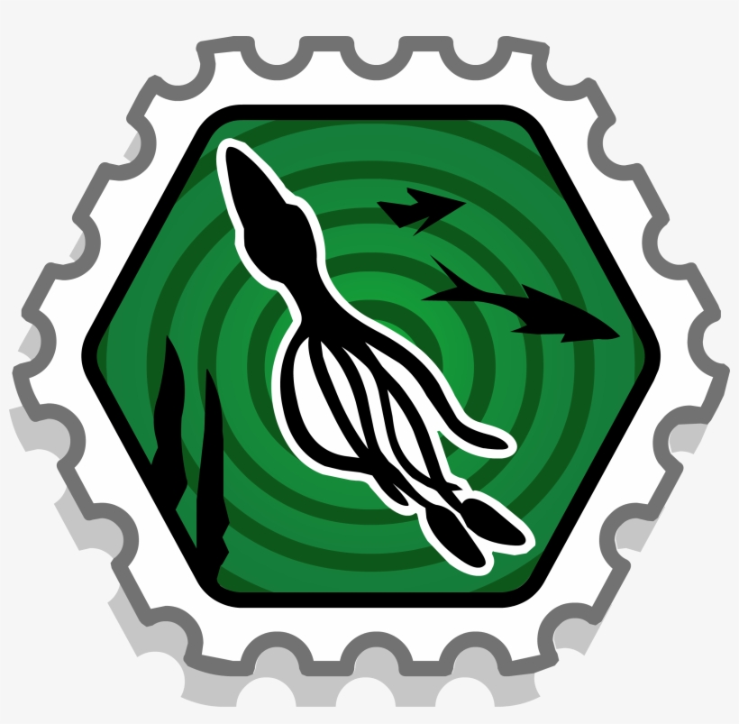 Squid Spotter Stamp - Soda Timer Stamp, transparent png
