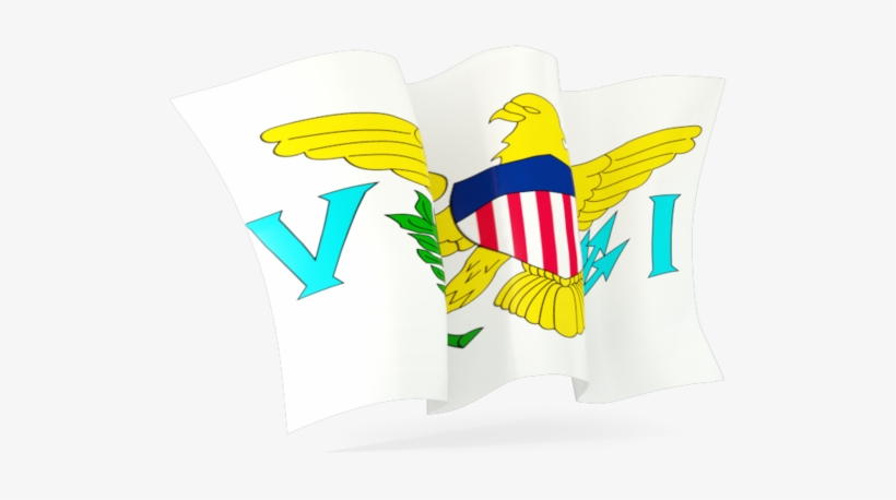 Illustration Of Flag Of Virgin Islands Of The United - Crest, transparent png