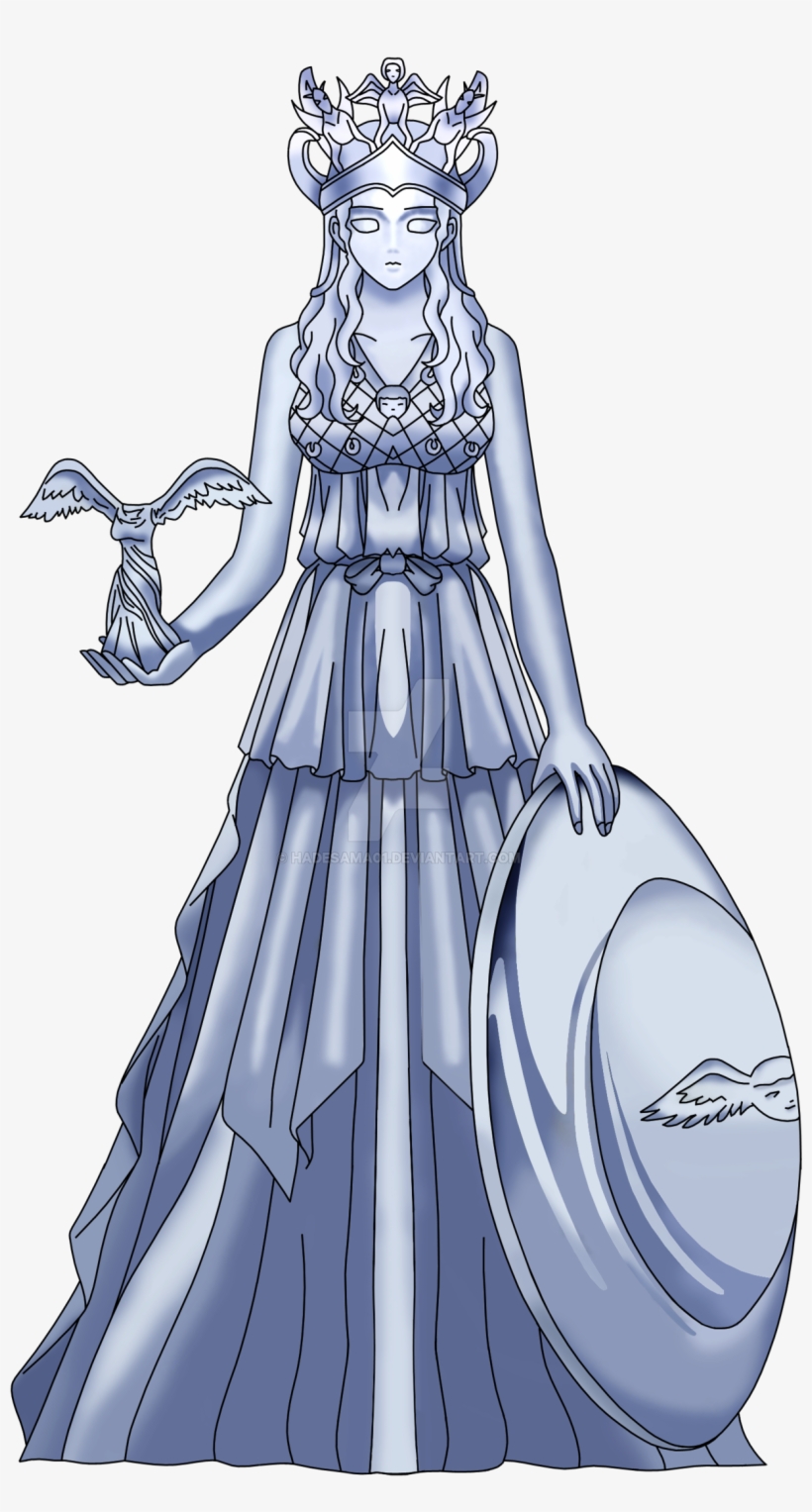 Curtido Curtir Compartilhar - Estatua De Athena Saint Seiya, transparent png