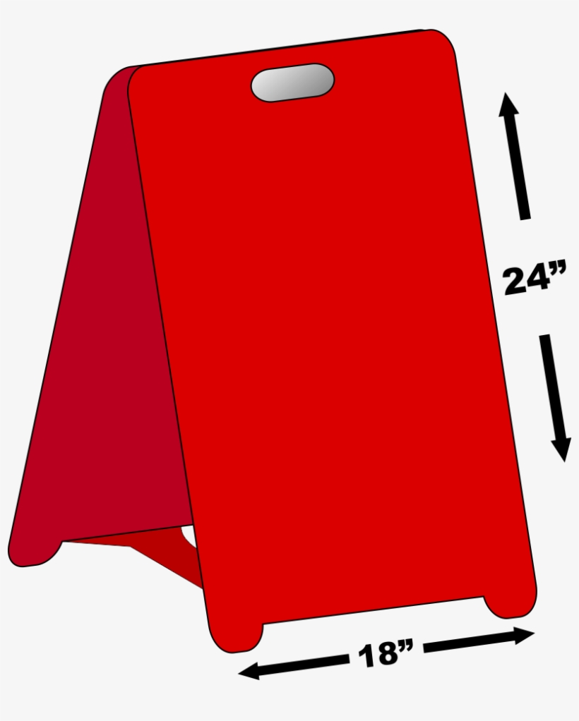 Blank Sign~sandwich Board~free Standing~weather Proof~high - Sandwich Board, transparent png