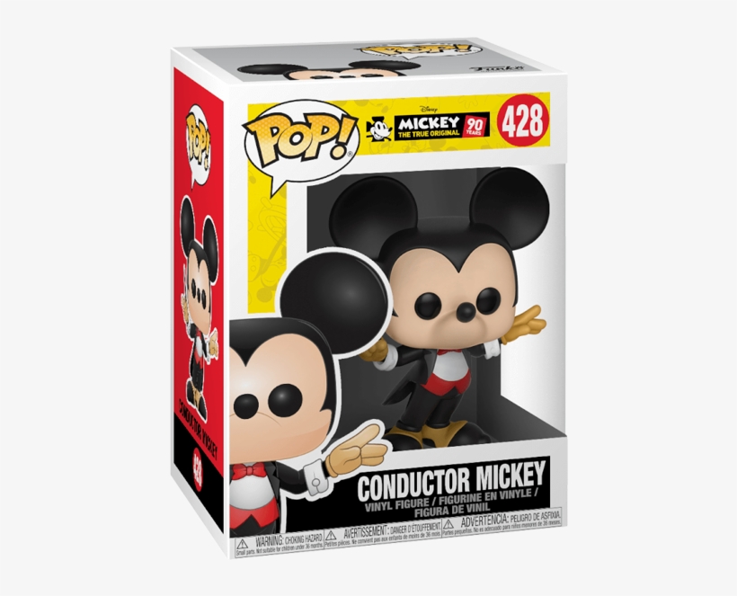 Mickey Mouse 90th Anniversary - Apprentice Mickey Funko Pop, transparent png