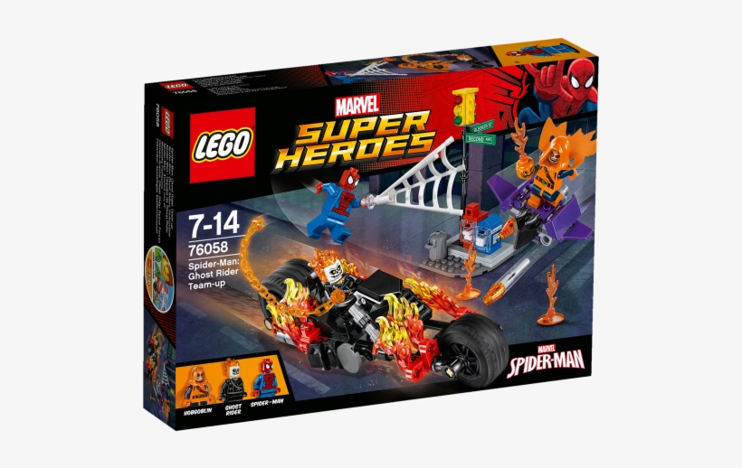 Lego - Lego 76058 Spider-man: Ghost Rider Team-up, transparent png