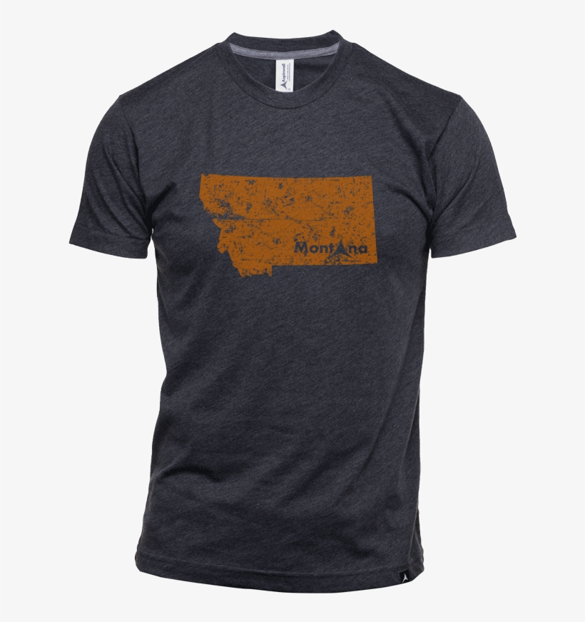 Aspinwall Summit Montana T Shirt Charcoal Rust - Shirt, transparent png