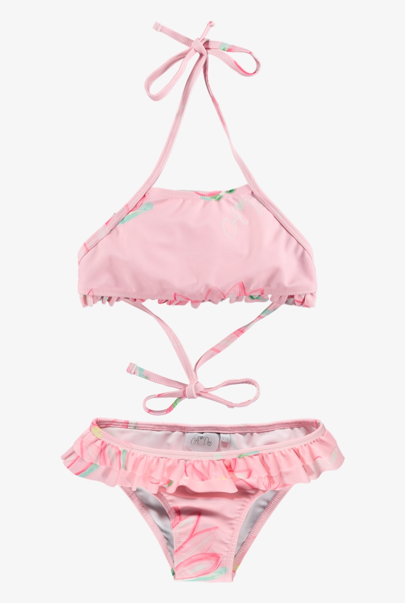 Pre-order Ss19 A Dee Girls Becky Pink Waterlily Bikini - A Dee Girls, transparent png