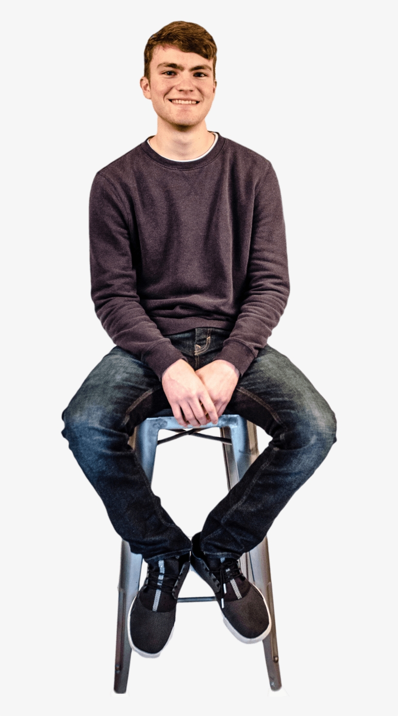 Sitting, transparent png