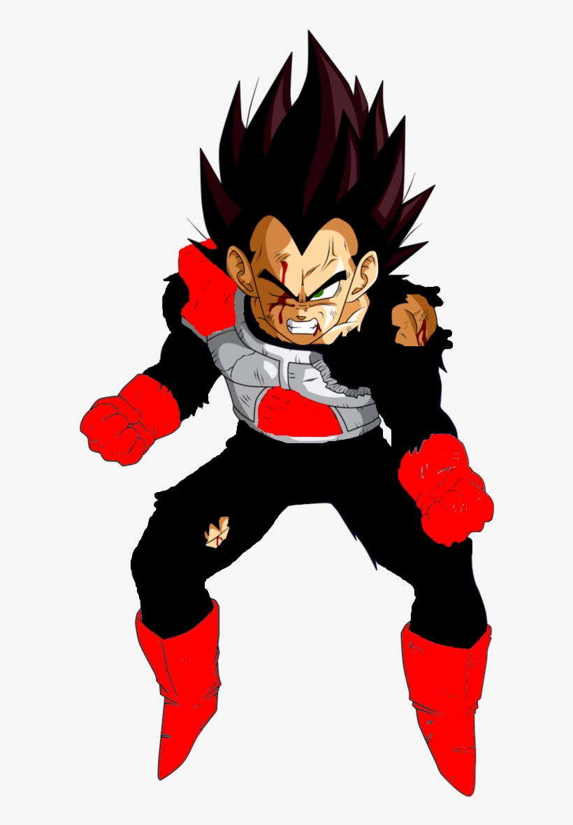Vegeta Damaged - Dragon Ball Z Vegeta, transparent png
