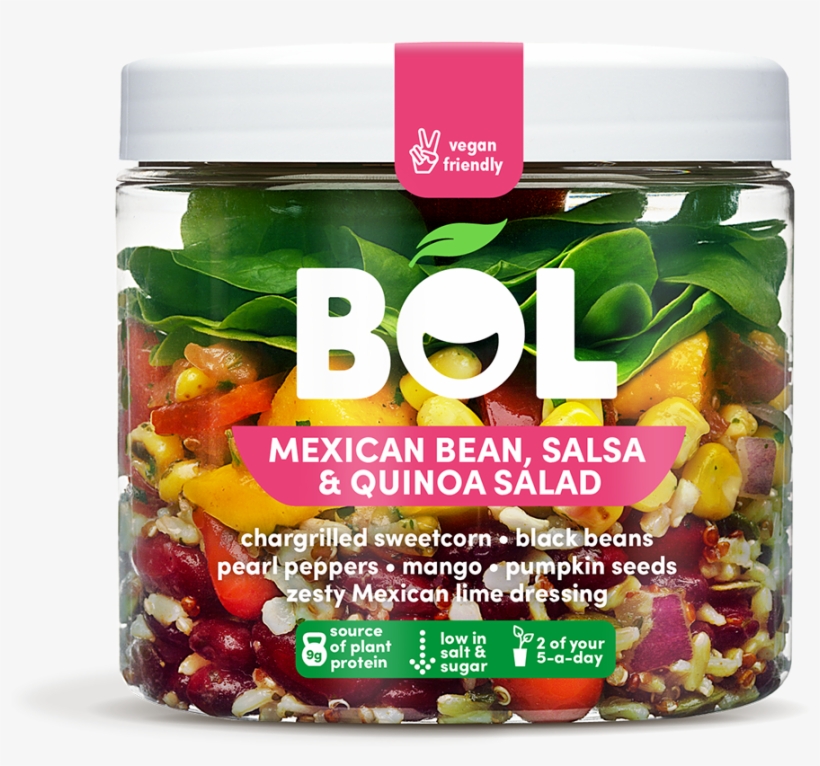 Mexican Bean, Salsa & Quinoa Salad, transparent png