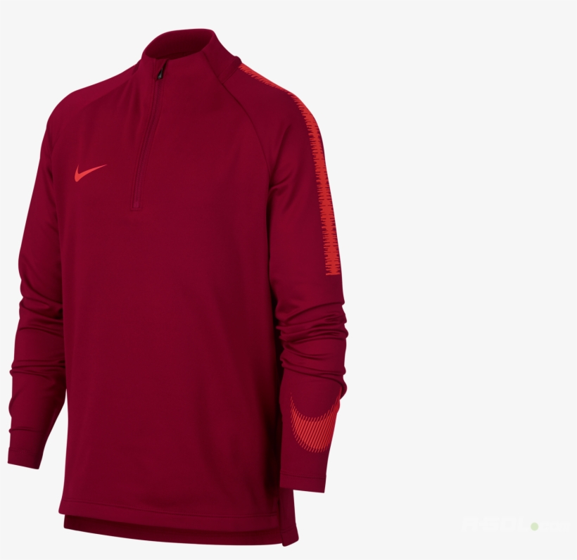Sweatshirt Nike Dry Squad Dril Top Junior 916125-677 - Long-sleeved T-shirt, transparent png