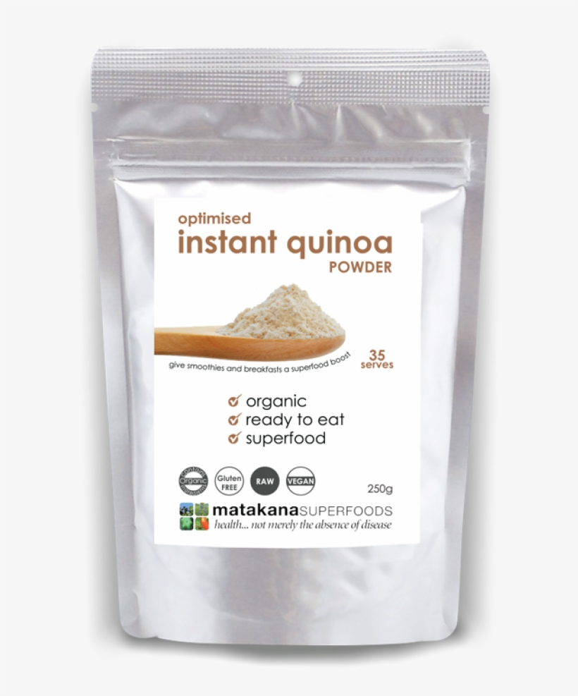 Organic Instant Quinoa Powder 250g - Matakana Superfoods Mesquite Powder High In Protein, transparent png