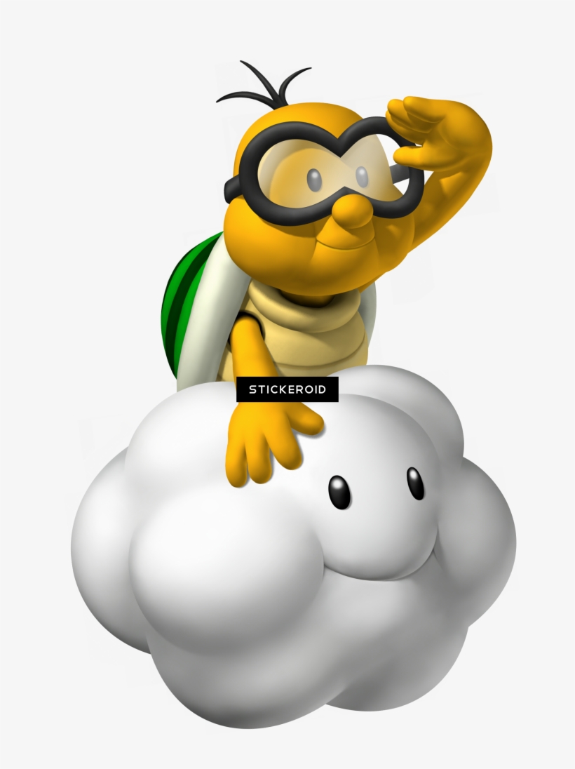 Mario Bros - Lakitu Mario, transparent png