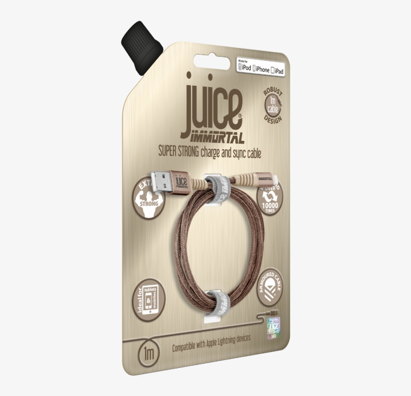 Juice<sup>®</sup> Apple Lightning Immortal Cable - Apple, transparent png