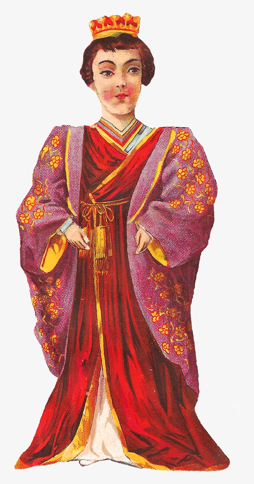 Digital Antique Royal Fashion Downloads - Empress Michiko, transparent png