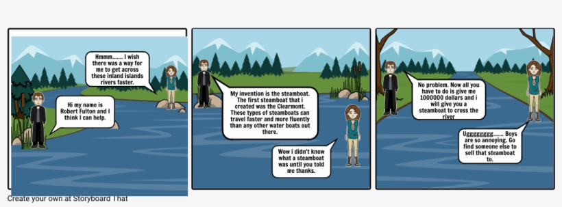 Steamboat Invention - Cartoon, transparent png