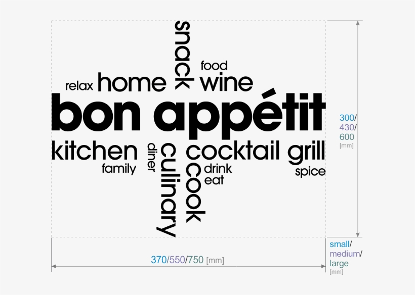 Colours Available - - Food Wall Design Quotes, transparent png