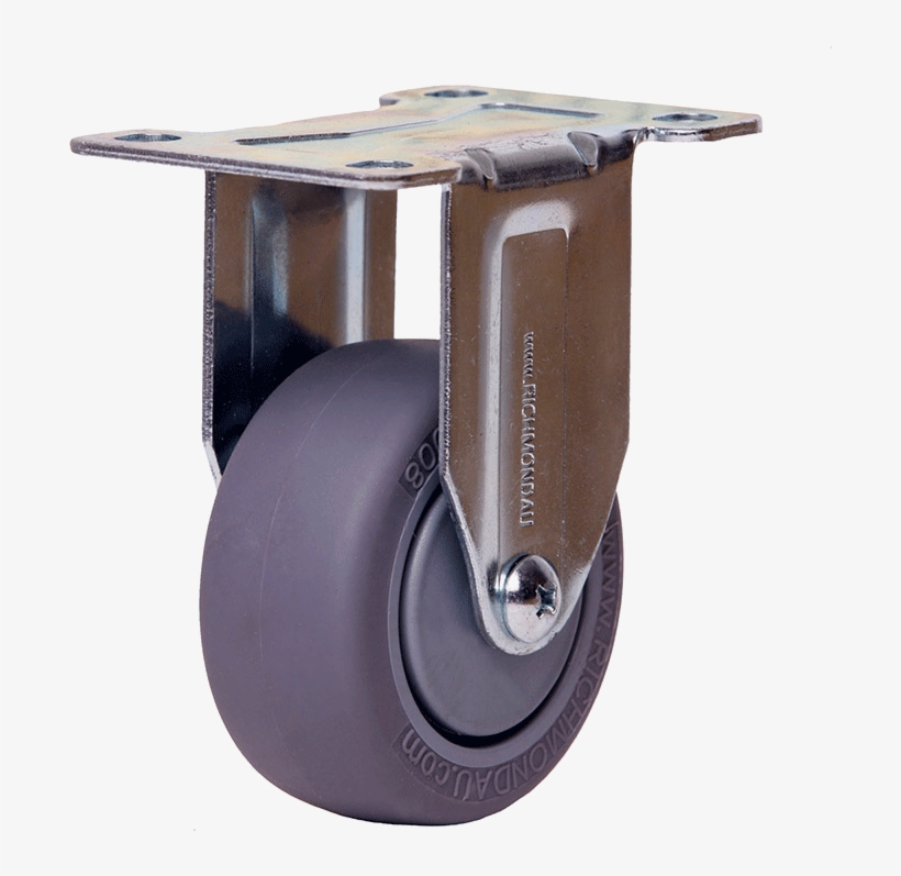 Richmond Castor Rigid With Institutional Rubber 75mm - Richmond Castor Rigid With Rebound Rubber 75mm Wheel, transparent png