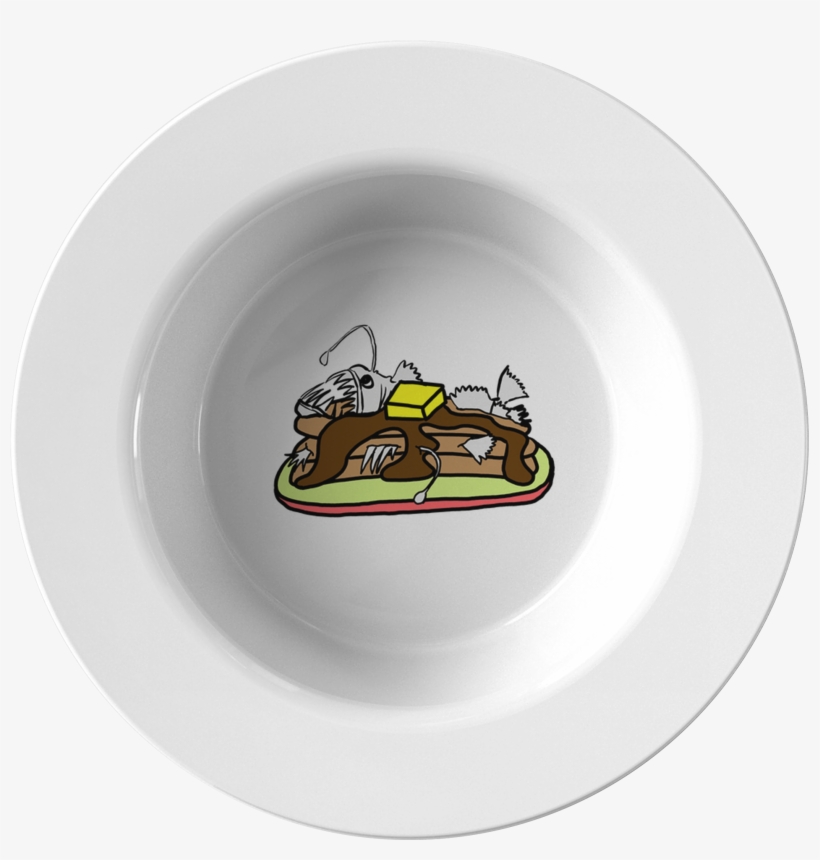 Anglerfish Pancakes Bowl - Macaroon, transparent png