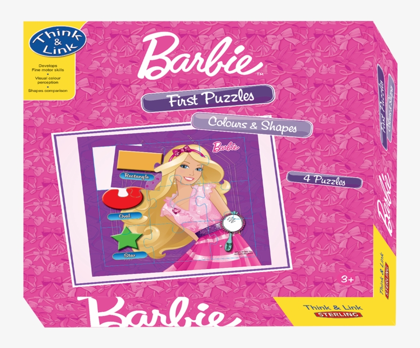 Colours And Shapes - Sterling First Puzzle - Barbie - Colours And Shapes,, transparent png