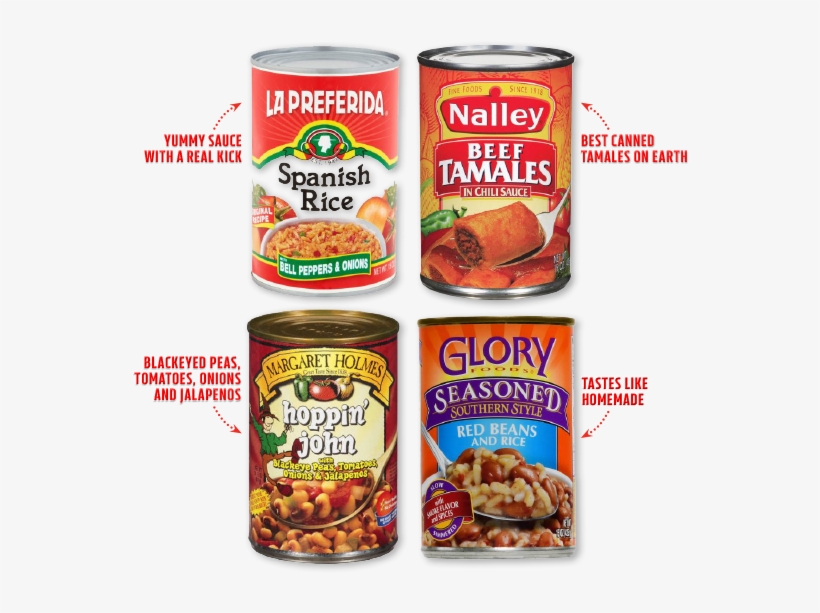 I Like The La Preferida Spanish Rice And Nalley Beef - Nalley Tamales, Beef, In Chili Sauce - 15 Oz, transparent png