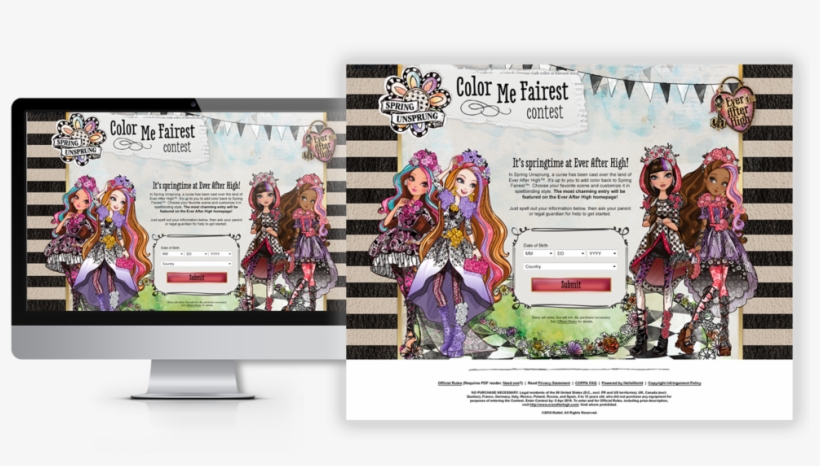 Ever After High Ran A Coloring Contest With The Chance, transparent png