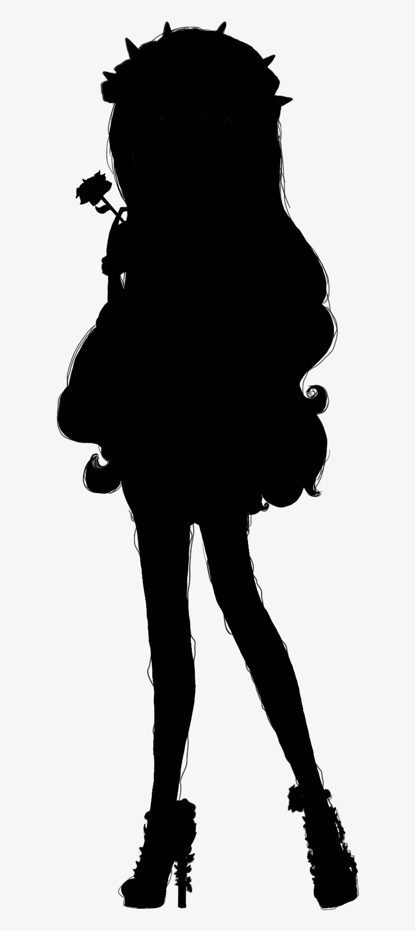 Persephonesilhouette - Ever After High Silhouette, transparent png