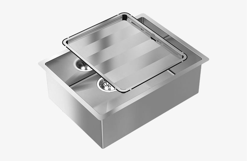 Abey Piazza Cr540 Square Bowl Sink - Abey Cr540 Piazza Square Bowl Sink Stainless Steel, transparent png