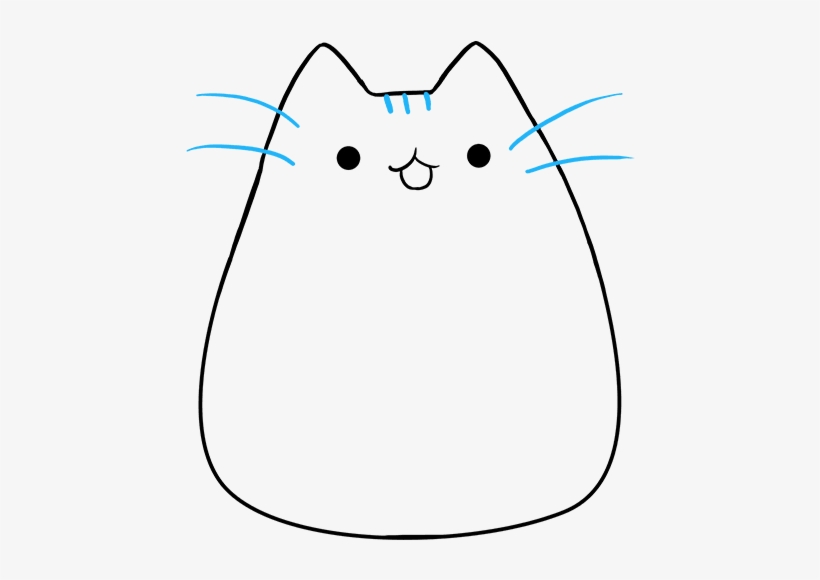 How To Draw Pusheen The Cat - Pusheen, transparent png