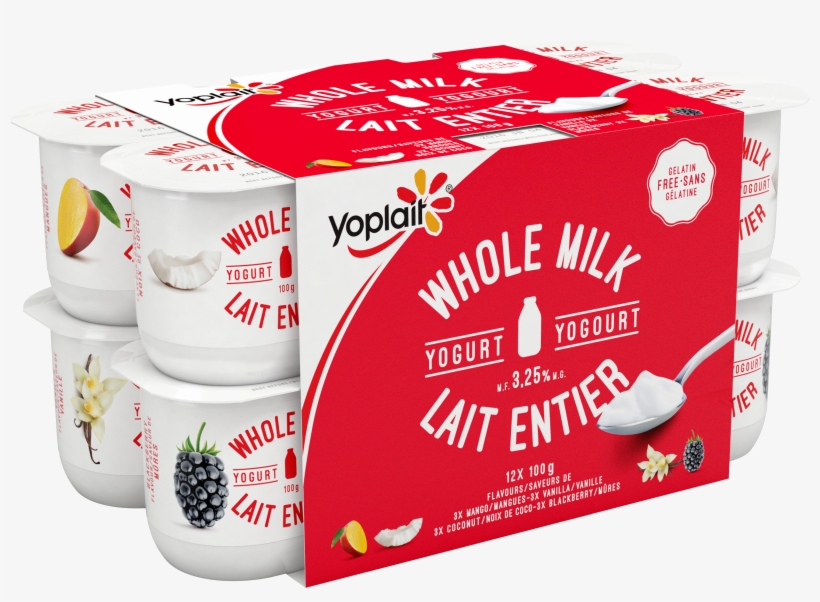 Yoplait Whole Milk, transparent png