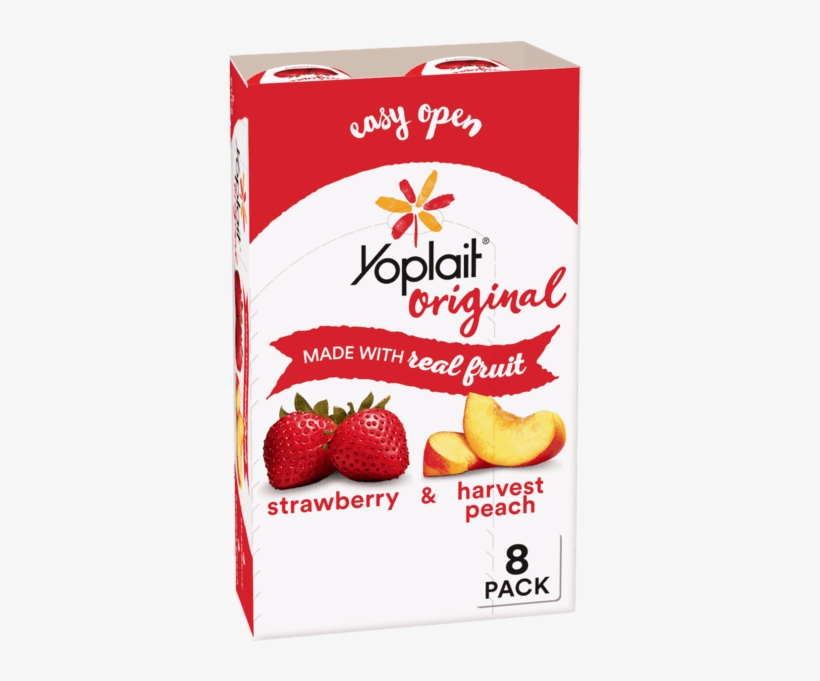 Yoplait Original Yogurt, Red Raspberry - 6 Oz Cup, transparent png
