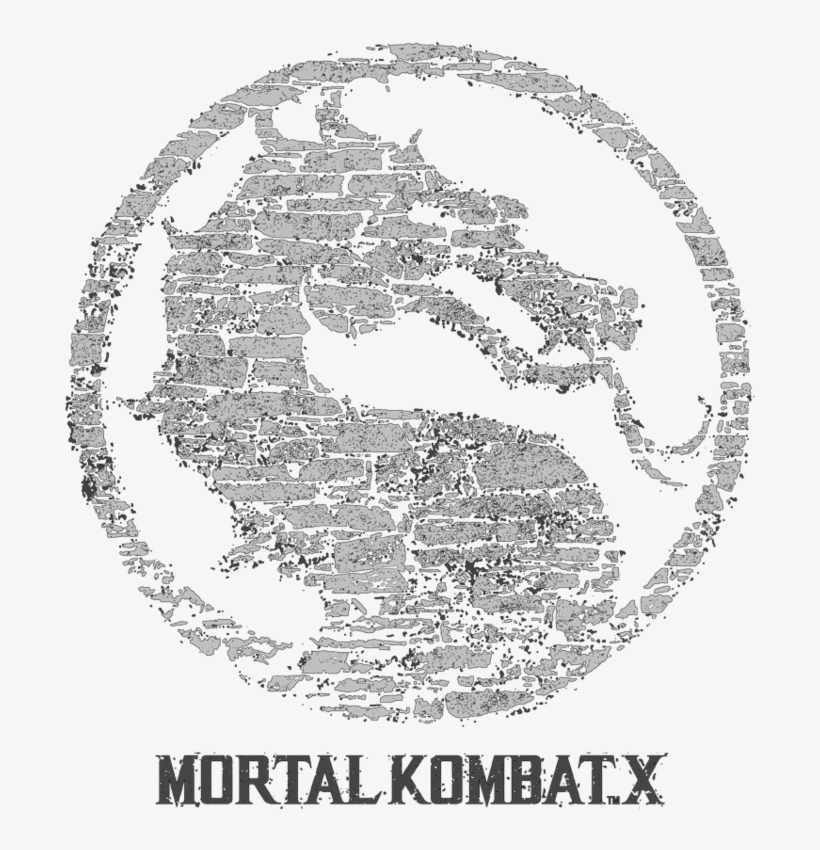 Mortal Kombat Stone Seal Juniors T-shirt - Mortal Kombat T Shirt, transparent png