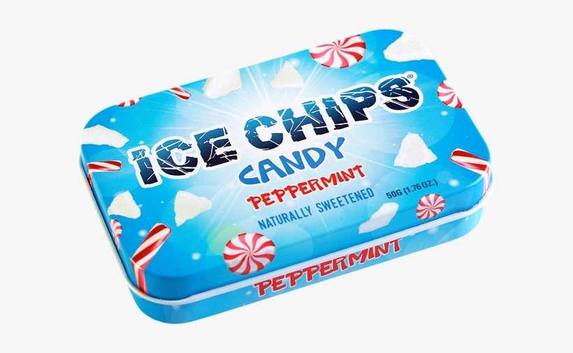 Ice Chips Candy peppermint tin as seen in Ice Chip Shark Tank coverage