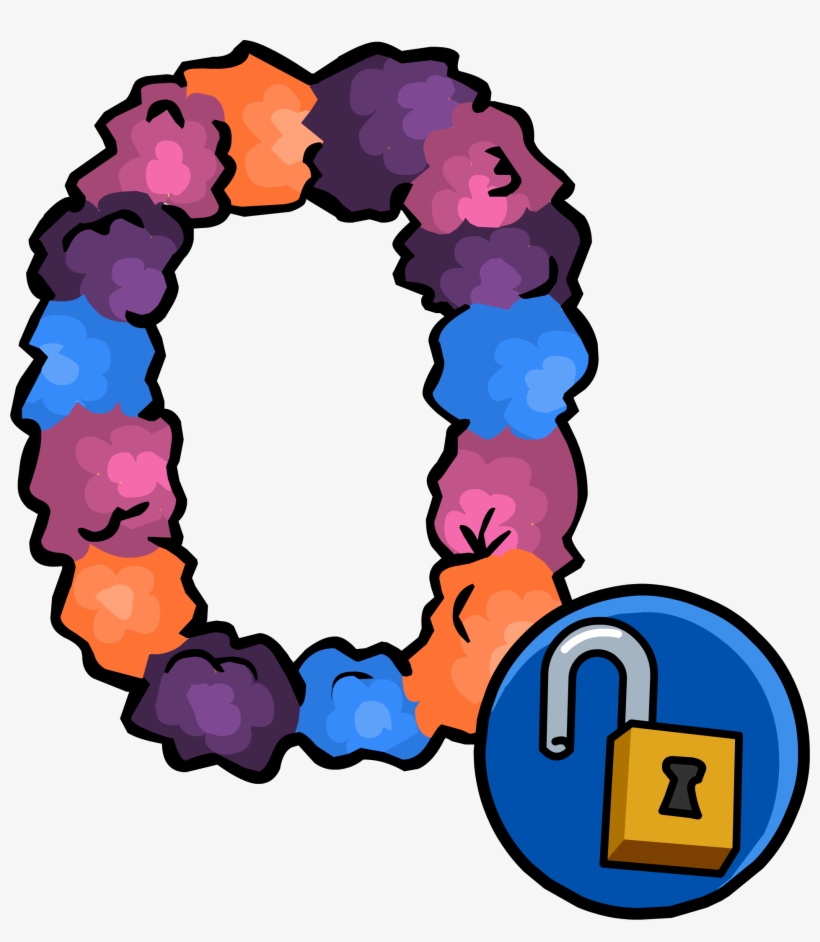 Sunset Lei, transparent png