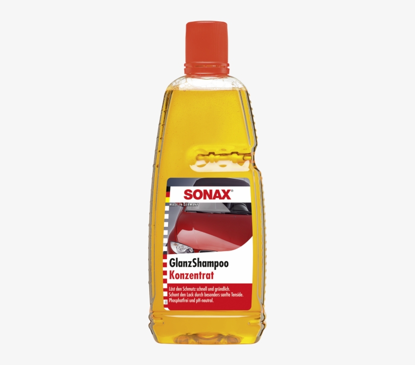 Sonax Champú Brillo Concentrado - Sonax 314300 Concentrate Gloss Shampoo (1 L), transparent png