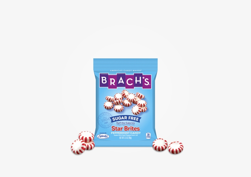 Brach's Sugar Free Peppermint Star Brites Candy - Brachs - Sugar Free Candy - Peppermint Star Brites, transparent png