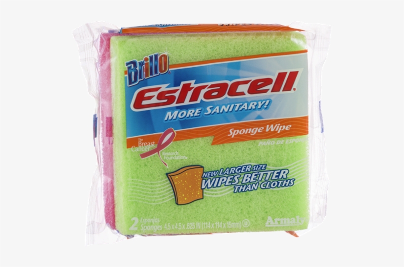 Brillo Estracell Sponge Wipe, transparent png