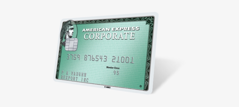 Corporate Green Card - American Express Business, transparent png