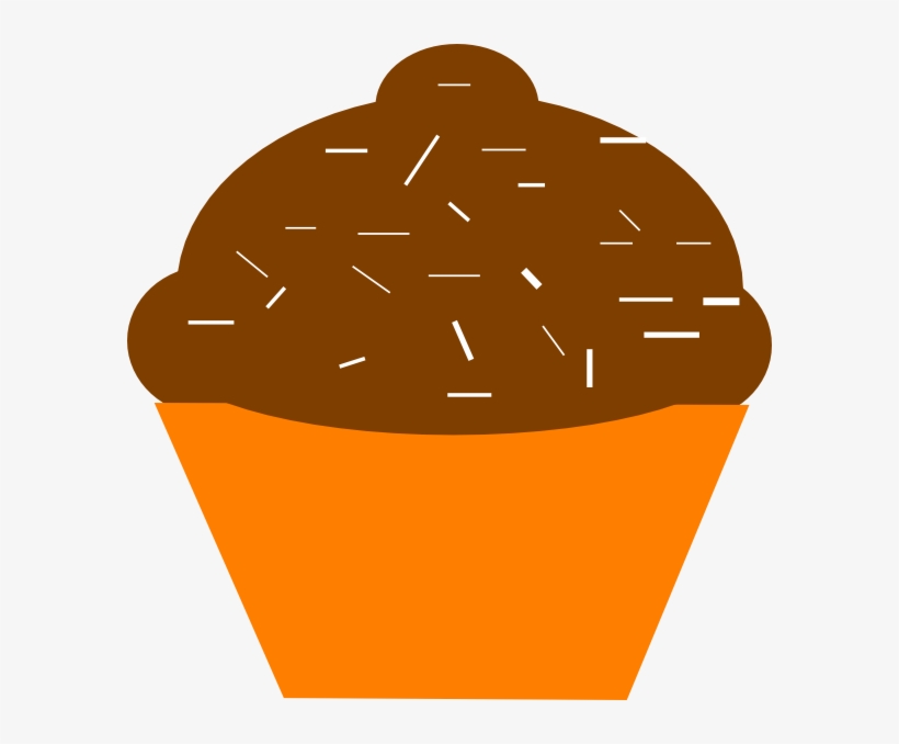 Dbv Easterblisselement - Orange Cupcake Clipart, transparent png