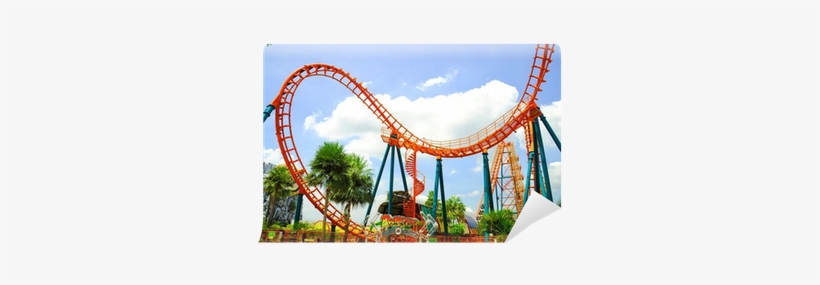 Roller Coaster 3d Png Roller Coaster Wall Mural - Six Flags Discovery Kingdom, transparent png