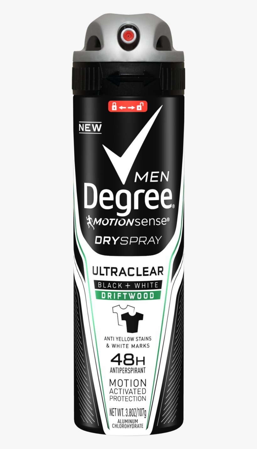 Degree Men's Deodorant Spray, transparent png
