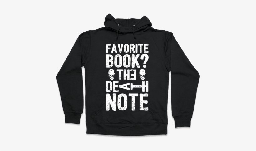 The Death Note Hooded Sweatshirt - Pupcake Hoodie: Funny Hoodie From Lookhuman. Funny, transparent png