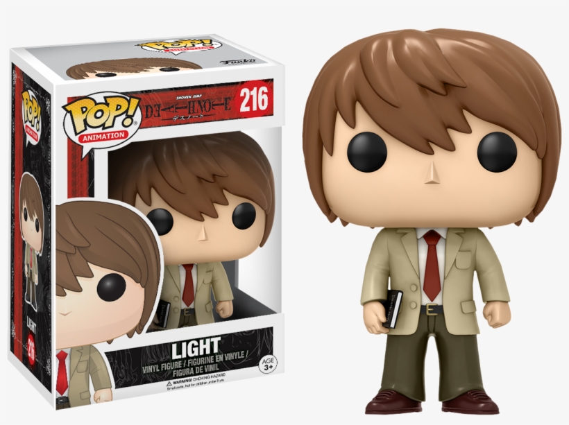 Death Note Light Funko Pop Figure - Funko Pop Death Note, transparent png