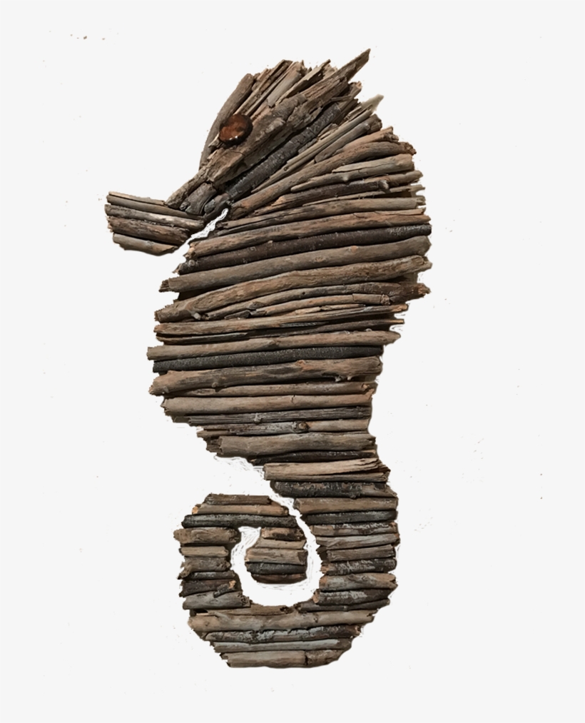 Driftwood Christmas Tree On Burlap With A Wood Backing - Driftwood, transparent png