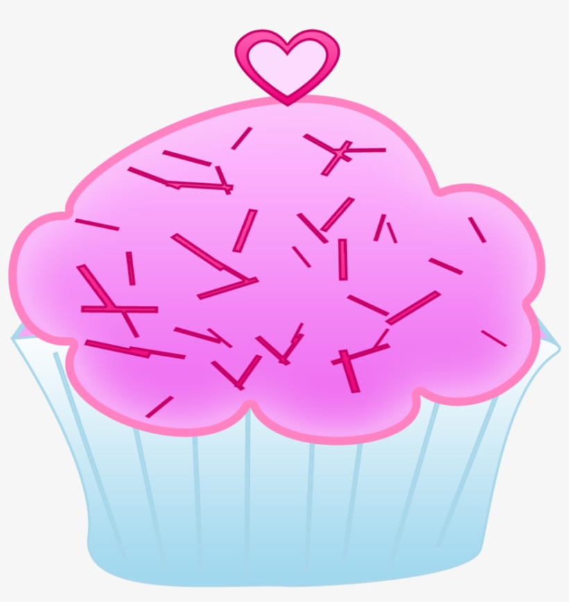 February Clipart Cupcake - Cupcake Clipart Free, transparent png