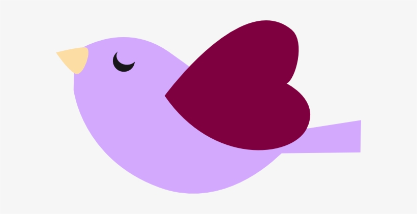 Bird Purple Windows - Cute Birds Clip Art, transparent png