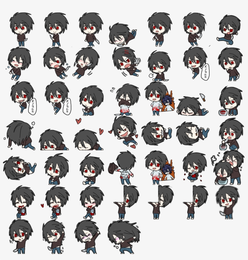 Beyond Birthday Shimeji, transparent png