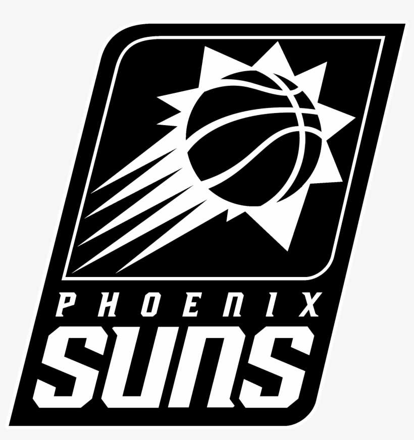 Phoenix Suns Logo Black And White - Phoenix Suns Logo 2018, transparent png