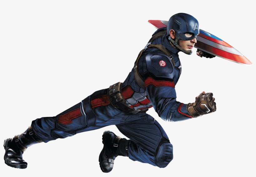 Civil War Cap 3 Char Art - Captain America Civil War Png, transparent png