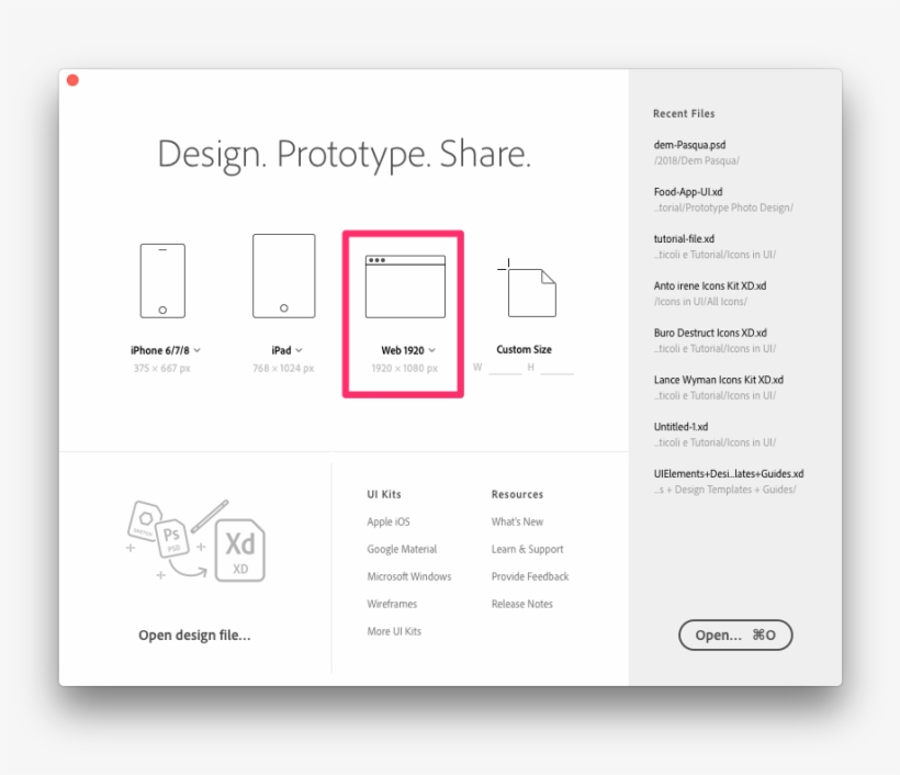 Chose Web 1920 In Adobe Xd - Adobe Xd, transparent png