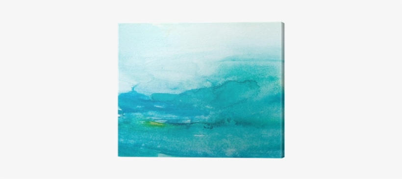 Color Strokes Watercolor Painting Art Canvas Print - Gallery Direct Water Color Lines Ii Oversized Gallery, transparent png